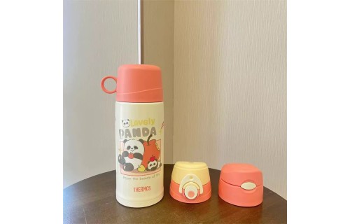 Panda Paradise Kids Portable Straw Insulated Mug